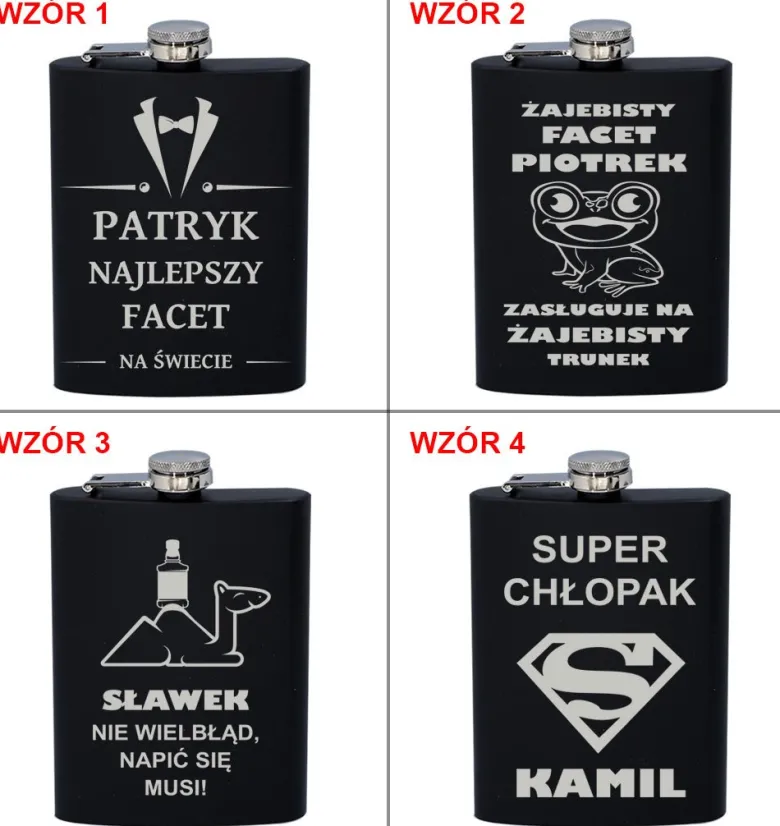 Piersiówka z Grawerem - prezent dla faceta na Dzień Chłopaka