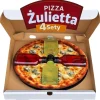 Pizza Żulietta 4sety Pudełko na Alkohol - Śmieszny Prezent dla Faceta Mężczyzny Taty Męża na Święta 18 40 50 Urodziny