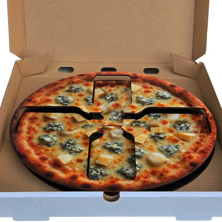 Pizza Żulietta 4sety Pudełko na Alkohol - Śmieszny Prezent dla Faceta Mężczyzny Taty Męża na Święta 18 40 50 Urodziny