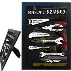Podziękowanie dla dziadka majsterkowicza - prezent na Dzień Dziadka