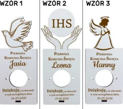 Podziękowanie dla Gości Komunia - Podziękowania Upominek dla Gości
