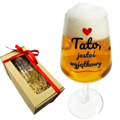 Pokal Kufel do Piwa dla Taty 500 ml - Prezent na Dzień Ojca Święta Urodziny