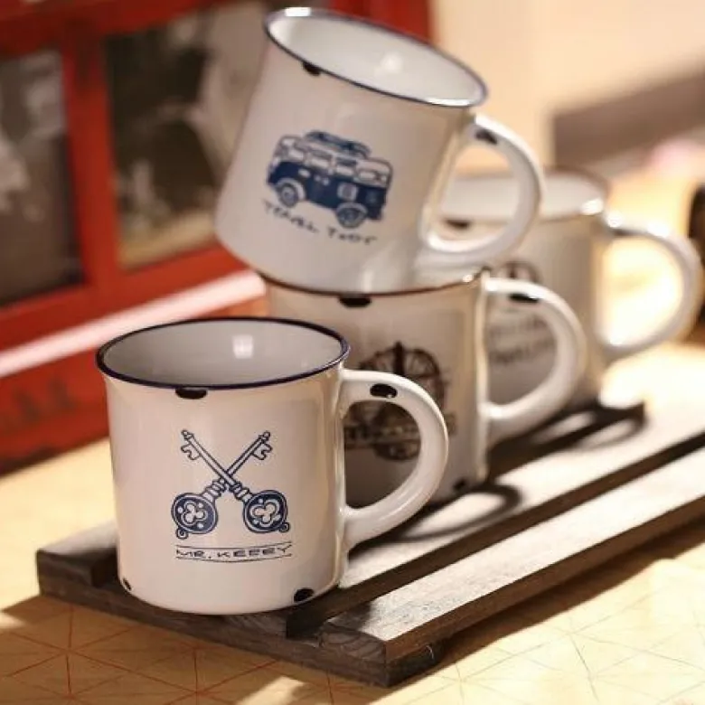 Porcelanowy MINI kubek retro - Refined Vanguards