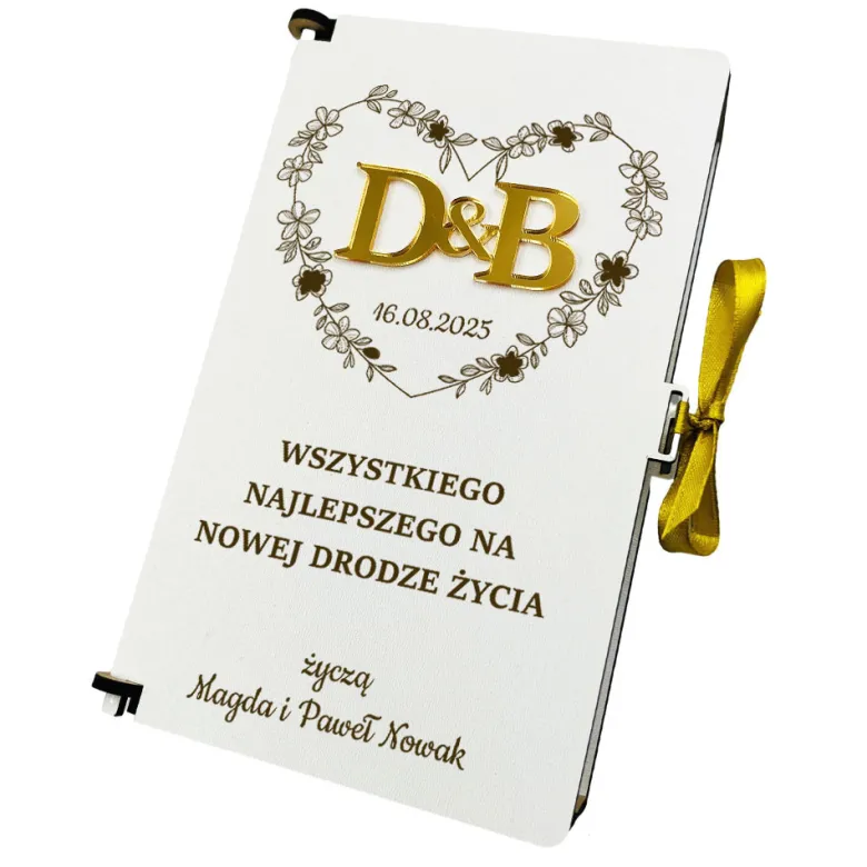 Pudełko na Pieniądze na Ślub - prezent dla Młodej Pary