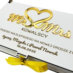 Pudełko na Pieniądze na Ślub - prezent dla Młodej Pary