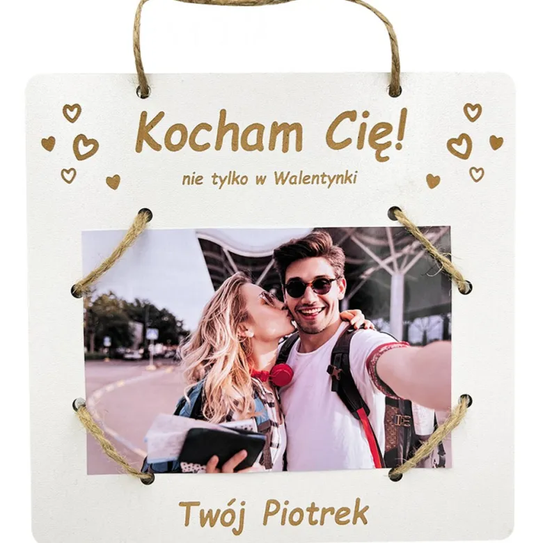 Ramka na zdjęcia na Walentynki