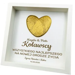 Ramka Pamiątka Ślubu - Prezent na Ślub dla Młodej Pary