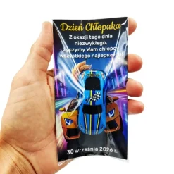 Resorak z Napędem + Życzenia - Prezent na Dzień Chłopaka Przedszkole Szkoła Autko Samochodzik