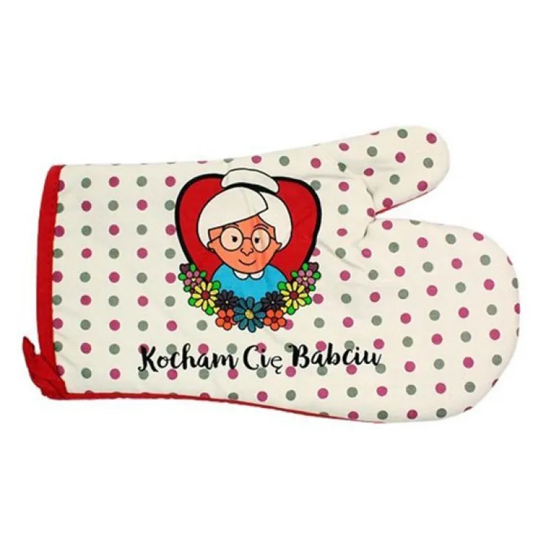 Rękawica do gotowania "Kocham Cię Babciu"