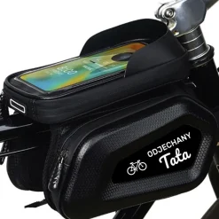 Sakwa Rowerowa na Ramę Odjechany Tata - Prezent na Dzień Ojca Święta Urodziny Uchwyt na Telefon do Roweru