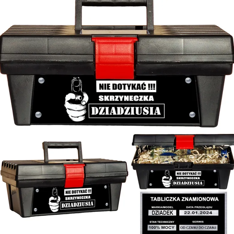 Skrzynka dla Dziadka - prezent na Dzień Dziadka Święta Urodziny