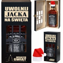 Skrzynka na alkohol - prezent na Święta dla faceta taty dziadka mężczyzny brata