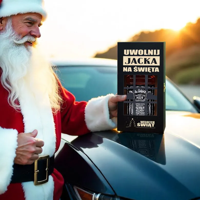 Skrzynka na alkohol - prezent na Święta dla faceta taty dziadka mężczyzny brata