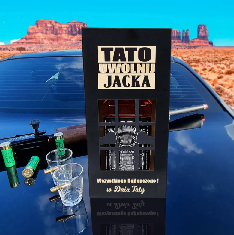 Skrzynka na Jack'a - prezent dla Taty na Dzień Ojca Urodziny Święta