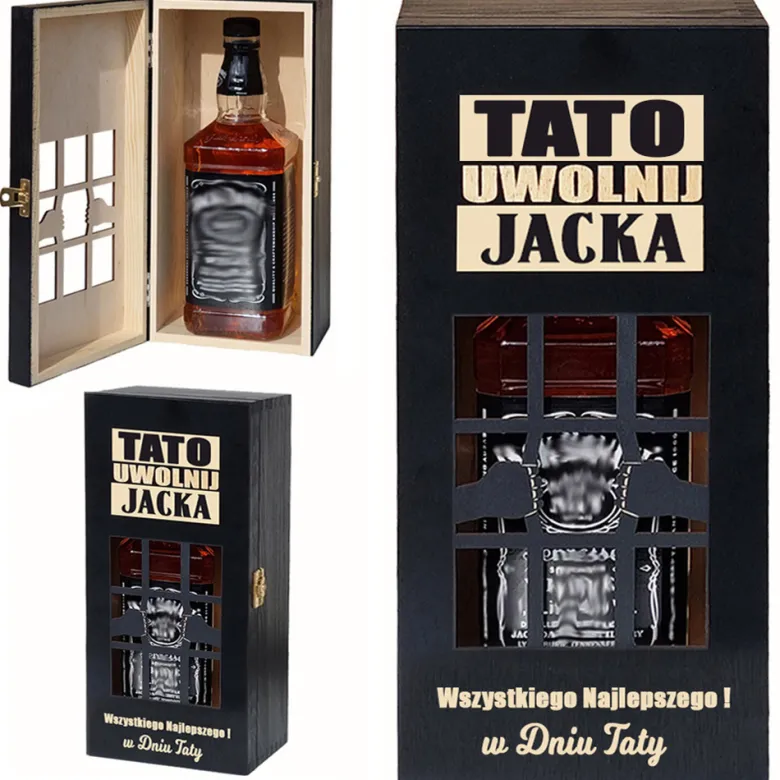 Skrzynka na Jack'a - prezent dla Taty na Dzień Ojca Urodziny Święta