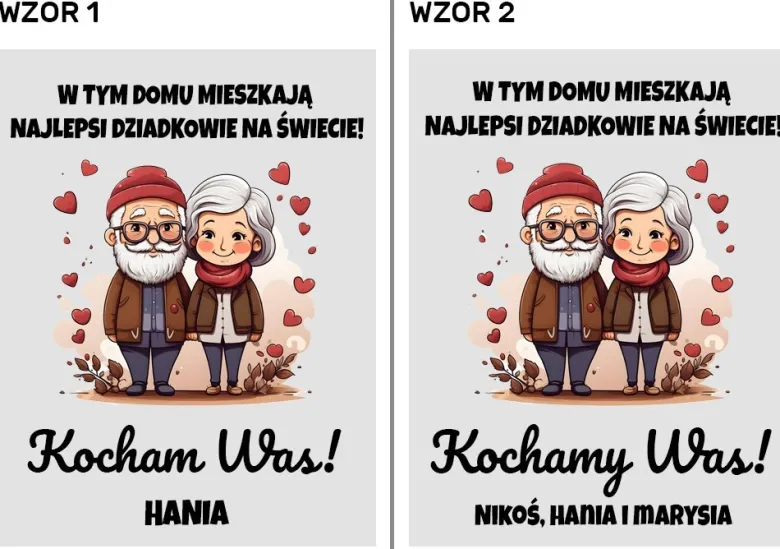 Statuetka Prezent na Dzień Babci i Dziadka dla Dziadków
