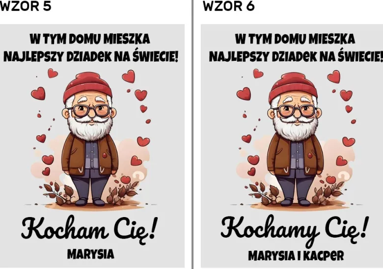 Statuetka Prezent na Dzień Babci i Dziadka dla Dziadków