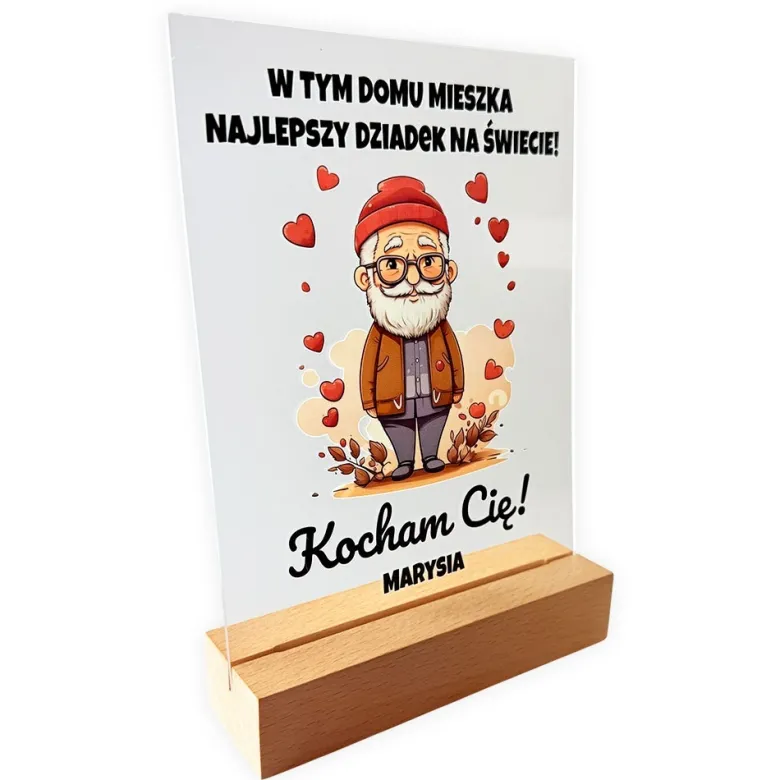 Statuetka Prezent na Dzień Babci i Dziadka dla Dziadków
