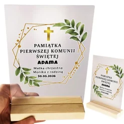 Statuetka Prezent na Komunię Świętą - Pamiątka Pierwszej Komunii Świętej dla Chłopca Dziewczynki