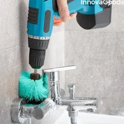 Szczotki do Czyszczenia na Wiertarkę InnovaGoods 3szt.
