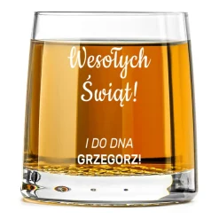 Szklanka do whisky KROSNO - prezent na Święta dla taty męża chłopaka dziadka
