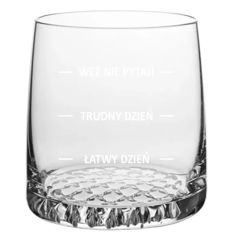 Szklanka do Whisky KROSNO Weź nie pytaj - prezent dla faceta