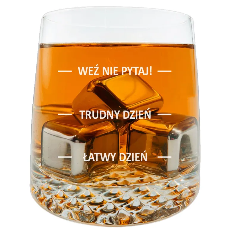 Szklanka do Whisky KROSNO Weź nie pytaj - prezent dla faceta