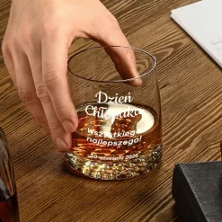 Szklanka do Whisky z grawerem - prezent na Dzień Chłopaka dla kolegi z pracy