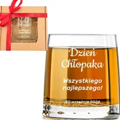 Szklanka do Whisky z grawerem - prezent na Dzień Chłopaka dla kolegi z pracy