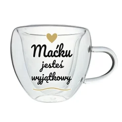 Szklanka Termiczna Serce z Imieniem dla Męża Chłopaka - Prezent na Walentynki dla Niego