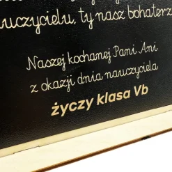 Tablica z Grawerem dla Nauczyciela - prezent na Dzień Nauczyciela dla wychowawcy