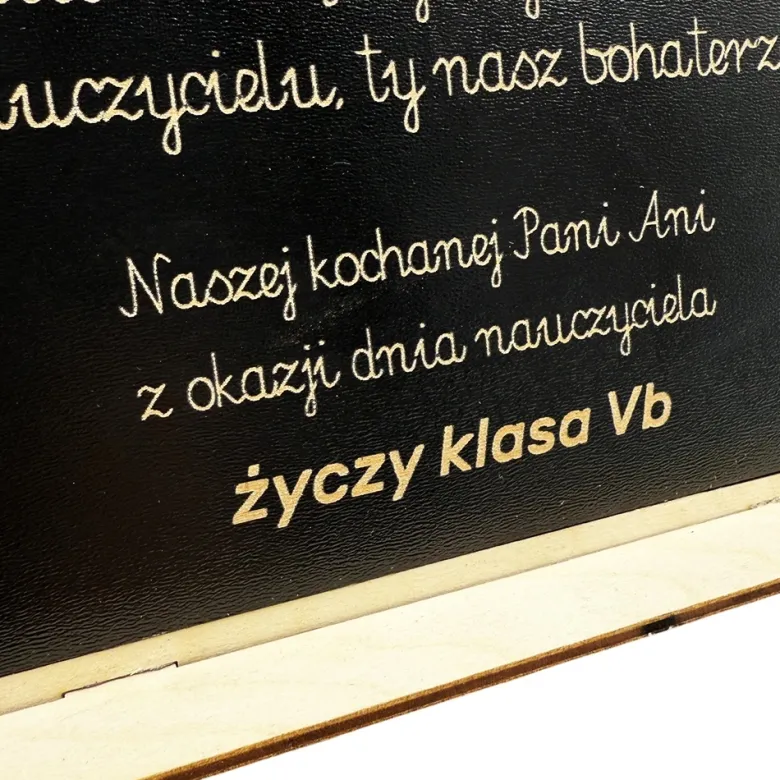 Tablica z Grawerem dla Nauczyciela - prezent na Dzień Nauczyciela dla wychowawcy