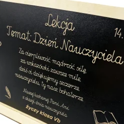 Tablica z Grawerem dla Nauczyciela - prezent na Dzień Nauczyciela dla wychowawcy