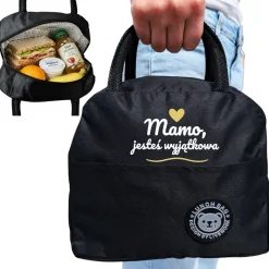 Torba Termiczna na Lunch Mamo Jesteś Wyjątkowa - Prezent dla Mamy na Dzień Matki Święta Urodziny Lunchbox