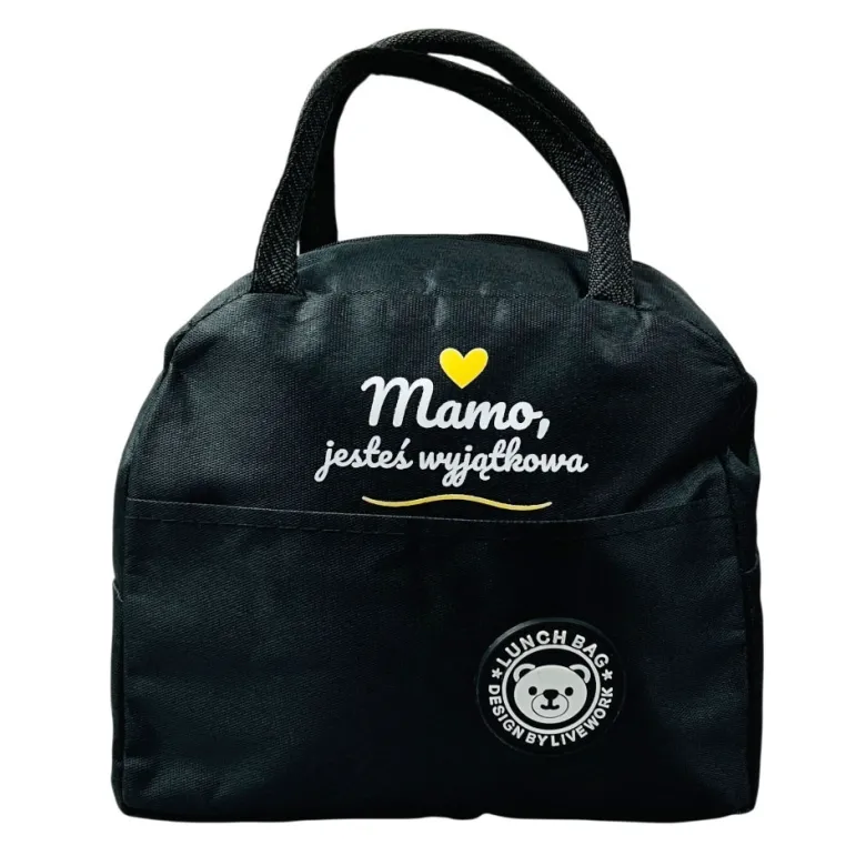 Torba Termiczna na Lunch Mamo Jesteś Wyjątkowa - Prezent dla Mamy na Dzień Matki Święta Urodziny Lunchbox