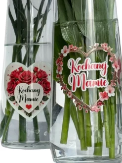 Wazon z Nadrukiem dla Mamy - Prezent na Dzień Mamy Matki Urodziny Święta