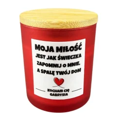 Świeca Świeczka Zapachowa - Śmieszny Prezent na Walentynki dla Męża Żony Niego Niej Chłopaka Dziewczyny