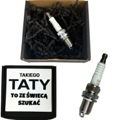Świeca Zapłonowa z Grawerem dla Taty Mechanika Fana Motoryzacji - Śmieszny Prezent dla Taty na Dzień Ojca