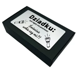 Świecąca Czapka LED z grawerem dla Dziadka - Prezent dla Dziadka na Dzień Babci i Dziadka Świeta Urodziny
