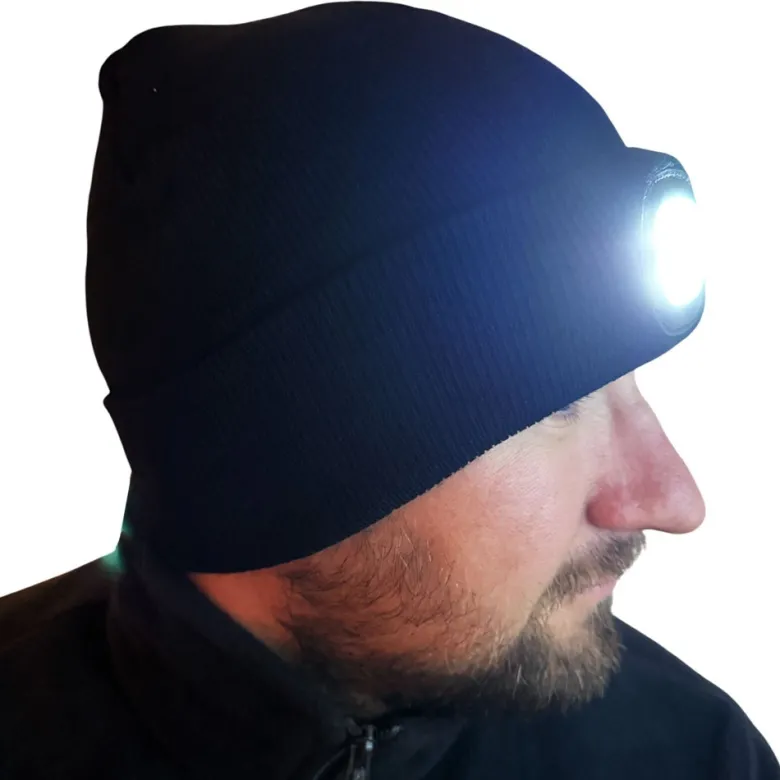 Świecąca Czapka LED z grawerem dla Dziadka - Prezent dla Dziadka na Dzień Babci i Dziadka Świeta Urodziny