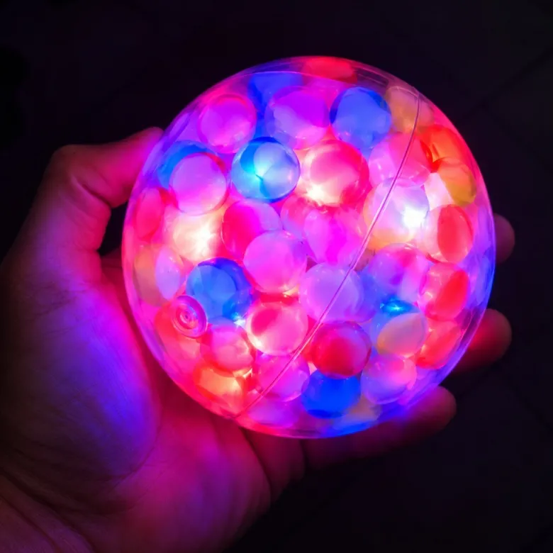 Świecąca Piłka Kula LED + Życzenia - Prezent na Dzień Chłopaka do Szkoły Przedszkola Klasy