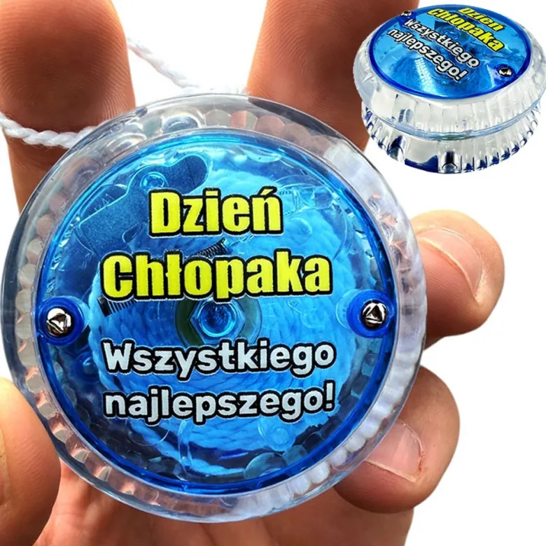 Świecące JOJO z nadrukiem - prezent na Dzień Chłopaka Szkoła Przedszkole