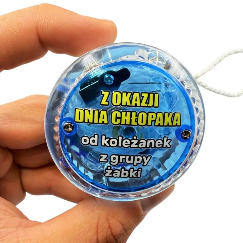Świecące JOJO z własnym podpisem - prezent na Dzień Chłopaka Szkoła Przedszkole