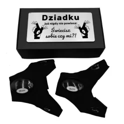 Świecące Rękawiczki LED z grawerem dla Dziadka - prezent na Dzień Babci i Dziadka Święta Urodziny