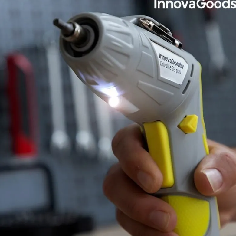 Wkrętarka akumulatorowa InnovaGoods zestaw
