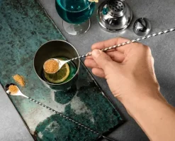 Łyżeczki barmańskie do drinków i koktajli 2 szt.