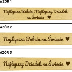 Łyżka do Butów z Grawerem dla Babci i Dziadka - Prezent na Dzień Babci i Dziadka Święta Urodziny Dziadków