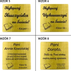 Zakładka do książki z grawerem dla Nauczyciela - prezent na Dzień Nauczyciela Zakończenie Roku