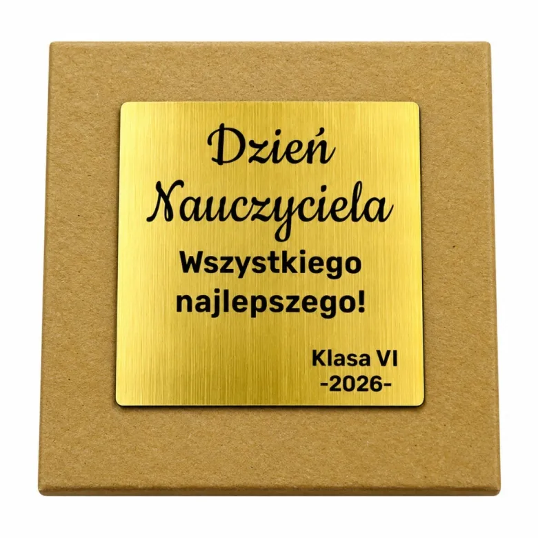 Zakładka do książki z grawerem dla Nauczyciela - prezent na Dzień Nauczyciela Zakończenie Roku