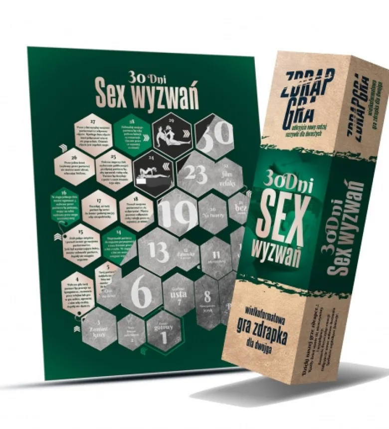 Zdrapka gra erotyczna 30 DNI SEX WYZWAŃ